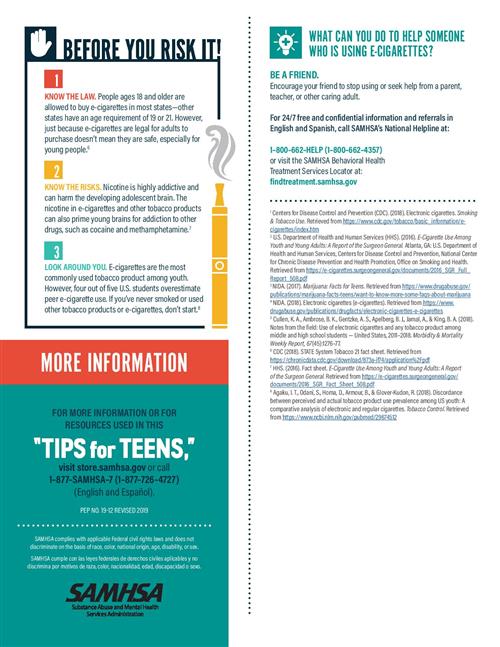 Tips for Teens About E-Cigarettes- Page 2 